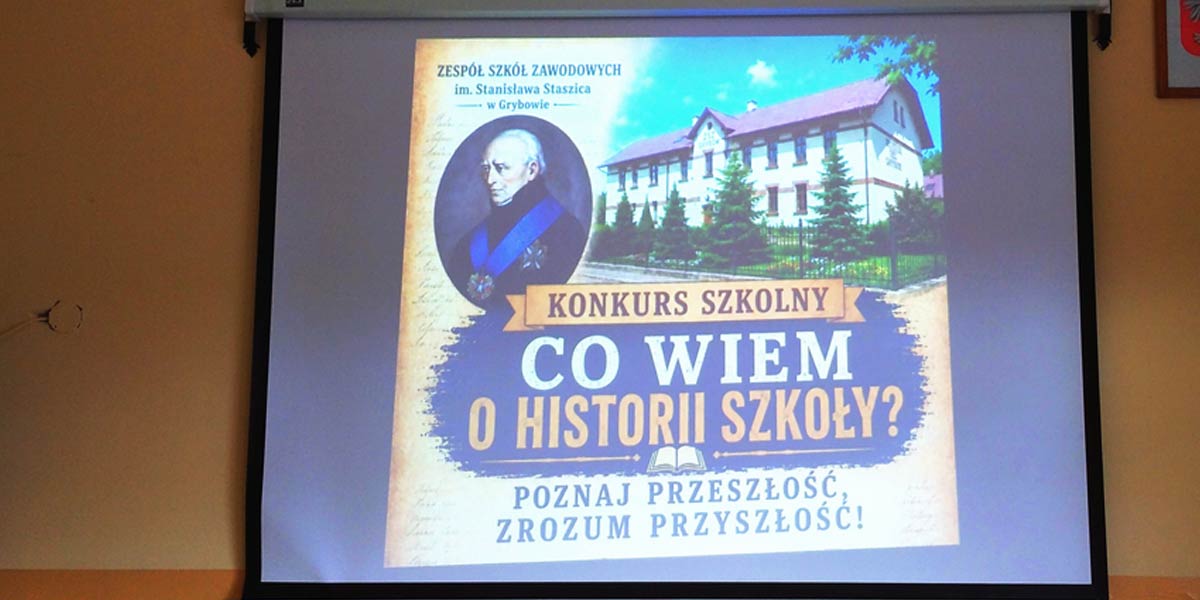 Slajd z informacją o konkursie