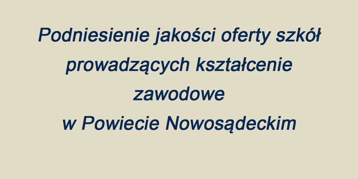 Napis o projekcie
