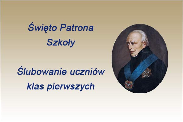 Napis "Święto Patrona"