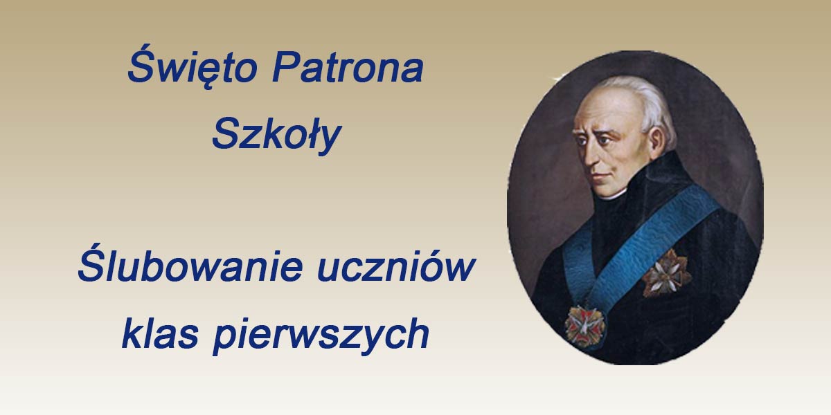 Napis "Święto Patrona"
