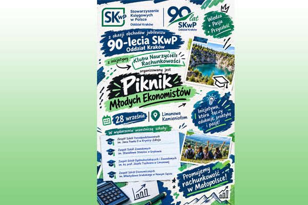 Plakat o pikniku dla ekonomistów